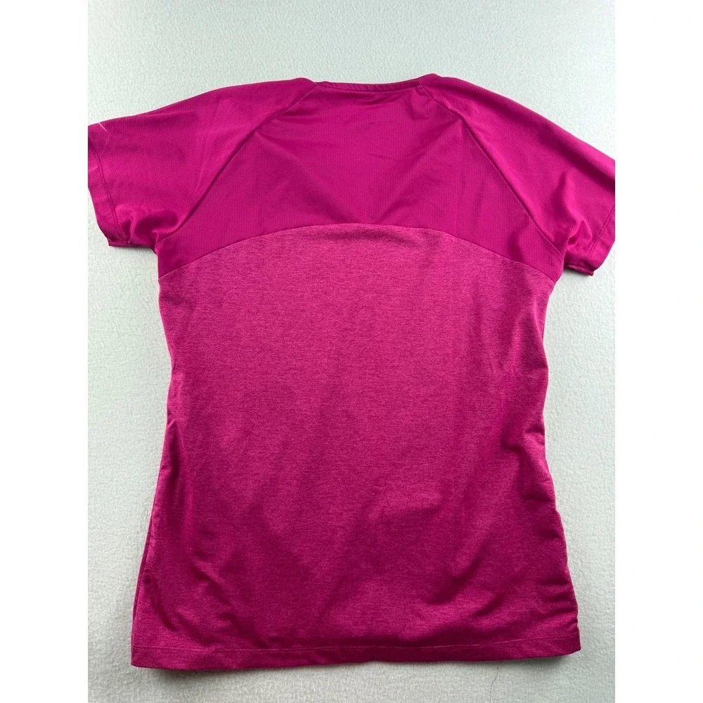 Nike Golf Tour Performance Dri-FIT Pink Short Sleeve Notched V-Neck Top XL